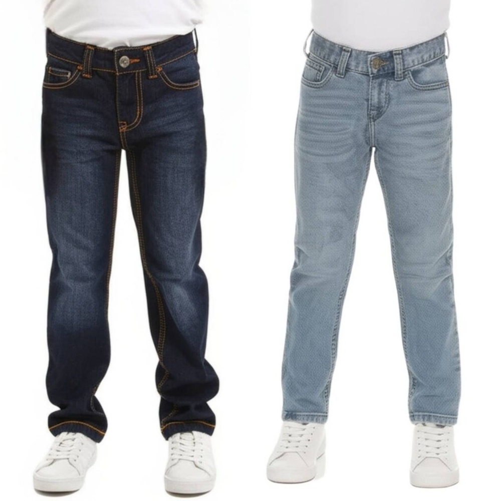 2 WONDER NATION Slim Fit Jeans Boys Size 5